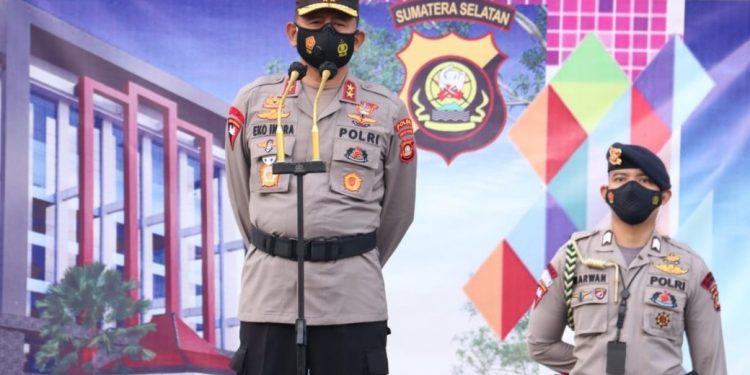 Berantas Narkoba, Polda Sumsel Grebek Kampung Narkoba di Palembang