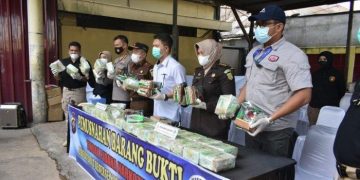 Polda Kalbar Musnahkan Seberat 53 Kg Sabu Hasil Pengungkapan Selama Bulan Maret 2021