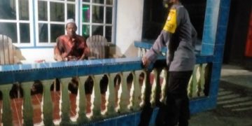 Bhabinkamtibmas, Polsek Palakka Polres Bone Turun Sambangi Warga Desa Tanah Tengnga Sampaikan Himbauan Kamtibmas