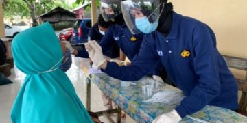 Cegah Penyebaran Covid-19,  Polda Malut Gelar Tes Cepat Antigen di Tempat Wisata