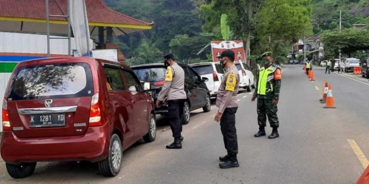 Waspada Arus Balik, Polres Trenggalek Amankan Situasi Pandemi