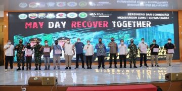 May Day, Polda Sumut salurkan 4.000 paket sembako kepada 49 elemen serikat buruh