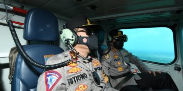 Pantau lalin mudik di Tol Japek naik heli, Kabaharkam : Situasi normal, masyarakat patuhi kebijakan pemerintah