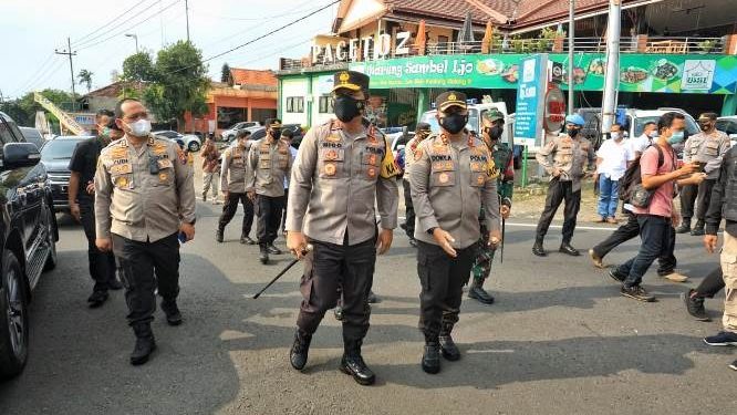Upaya Polda Jatim antisipasi Covid-19 usai lebaran