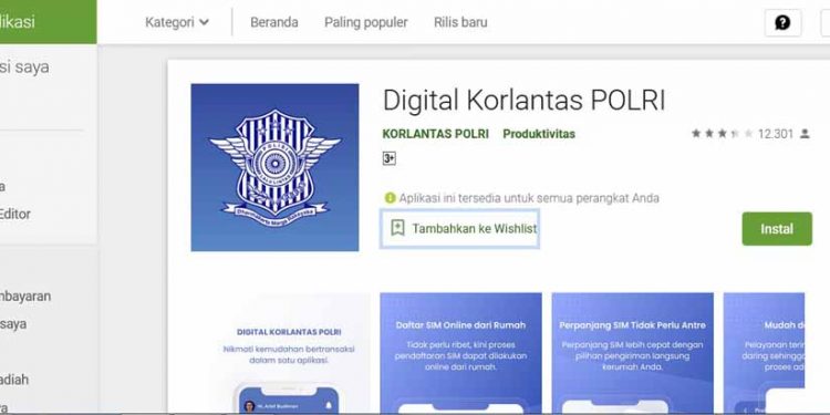 Bukan via Situs Korlantas, ini Aplikasi Cara Perpanjang SIM Online