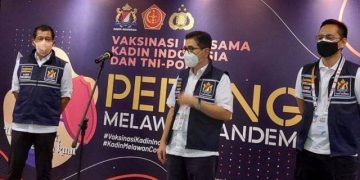 Kadin Indonesia Gandeng TNI-Polri Gelar Program 15.000 Vaksinasi Gratis
