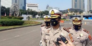Antisipasi Demo Tolak PPKM, 400 Personel Jaga Kawasan Bundaran Senayan-Glodok
