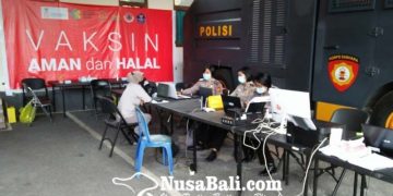 Gerai Vaksin Presisi Polres Gianyar Sudah Layani Lebih 6.000 Warga