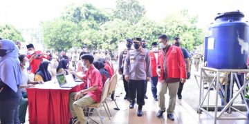 POLRI Sedang Menyiapkan Strategi Untuk Mencapai 70% Vaksinasi