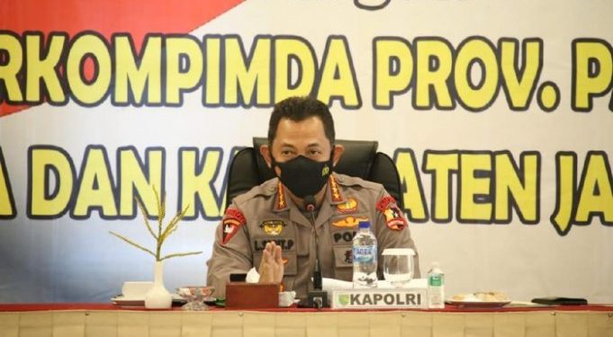 Kapolri Minta Forkopimda Papua Pastikan Kesiapan PON XX, Kebut Vaksin
