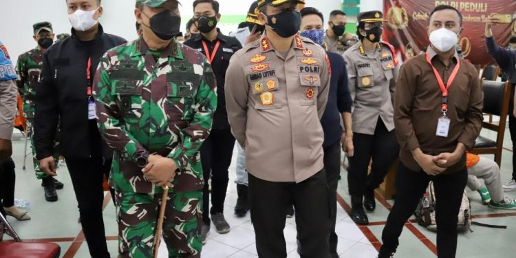 Vaksinasi 5 Aliansi BEM Nasional di UIN Mas Said Surakarta, Kapolda: Persiapan PTM