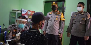 Vaksinasi di Gerai Vaksin Presisi, Kapolres Demak: Ikhtiar untuk Seluruh Warga, Tak Hanya Keluarga Polri
