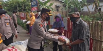 Wakapolres Prabumulih Giat Bansos Di Wilayah Prabumulih Timur