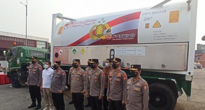 Bantu Perbanyak Ketersediaan Oksigen di Masa Pandemi Covid-19, Kapolri Sebar 10 Truk Iso Tank