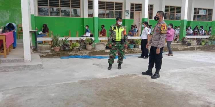 Bhabinkambtimas Pendampingan Pelaksanaan Vaksinasi Covid-19