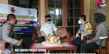 Dalam Rangka HUT Lalu Lintas Ke-66, Satlantas Polres Jepara Gelar Bakti Sosial