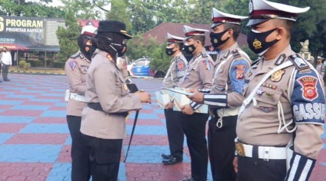 Peringati Hari Lalu Lintas Bhayangkara ke-66, Ini Pesan Kapolres Subang