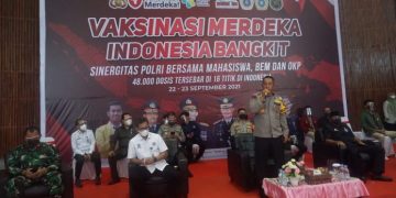 Polda Kalsel Gelar Vaksinasi Merdeka di Banjarmasin