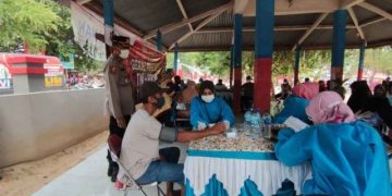 Polres Jepara Kembali Gelar Vaksinasi di Kawasan Obyek Wisata Pantai Bandengan