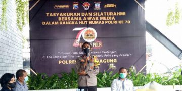 HUT Humas Polri Ke-70, Polres Tulungagung Jalin Silaturahmi dengan Awak Media