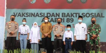 Akabri 89 Gelar Vaksinasi di Banten, Sasar 5.000 Warga