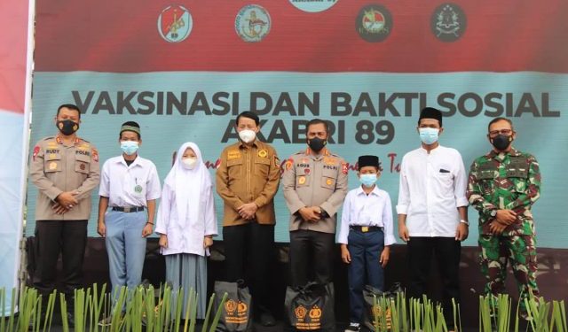 Akabri 89 Gelar Vaksinasi di Banten, Sasar 5.000 Warga