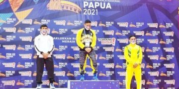 Bripka Ardiansyah Personel Polresta Samarinda Sumbang Medali Perunggu untuk Kaltim di PON Papua