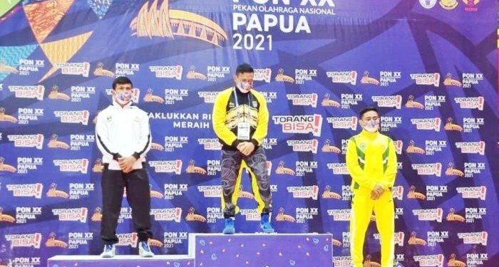 Bripka Ardiansyah Personel Polresta Samarinda Sumbang Medali Perunggu untuk Kaltim di PON Papua
