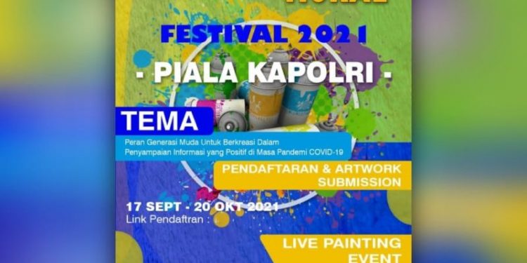 Bhayangkara Mural Festival 2021, Buruan! Polda Kalsel Masih Buka Pendaftaran