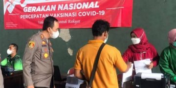 Percepat Vaksinasi, Polres Grobogan Antar Jemput Santri
