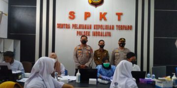 Transformasi Menuju Polri Yang Presisi Polsek Indralaya Gelar Vaksinasi Masal