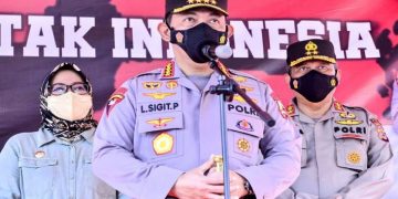 Akselerasi Vaksinasi Serentak, Kapolri: Agar Laju Pengendalian Covid-19 saat Nataru Bisa Dijaga