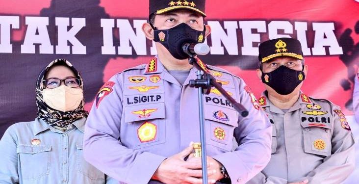 Akselerasi Vaksinasi Serentak, Kapolri: Agar Laju Pengendalian Covid-19 saat Nataru Bisa Dijaga