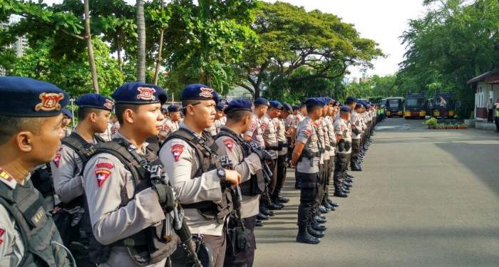 Polisi Kerahkan 2.645 Personel Gabungan Jaga Demo Besar di Gedung DPR RI