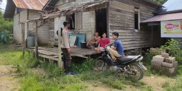 Brigpol Denis Ardiansyah Rutin Sampaikan Pesan Kamtibmas kepada Warga