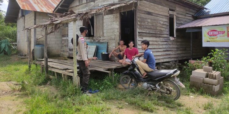 Brigpol Denis Ardiansyah Rutin Sampaikan Pesan Kamtibmas kepada Warga