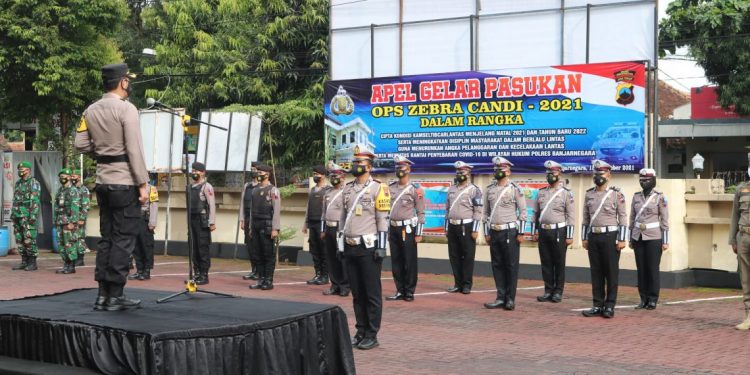 Cipta Kondisi Jelang Nataru, Polres Banjarnegara Gelar Operasi Zebra Candi 2021