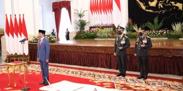Kapolri Ucapkan Selamat Atas Pelantikan Jenderal Andika Perkasa Sebagai Panglima TNI