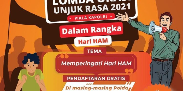 Memperingati Hari HAM, Polri Adakan Lomba Orasi Unjuk Rasa Berhadiah Ratusan Juta