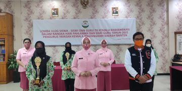 Peringati Hari Pahlawan dan Hari Guru, Kemala Bhayangkari Daerah Banten Adakan Lomba Vlog