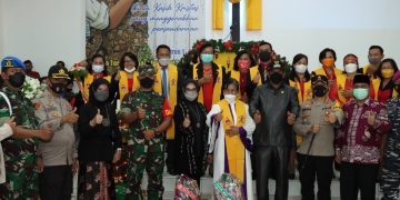 Natal Berjalan Aman, Kapolres, Dandim, Walikota Bontang, Kunjungi Gereja