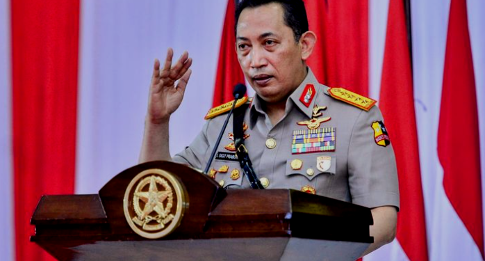 Kapolri Pimpin Kenaikan Pangkat 8 Perwira Tinggi Menjadi Inspektur Jenderal