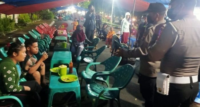 Cegah Penyebaran Covid-19, Polres Pematangsiantar Gelar Operasi Yustisi Malam Hari
