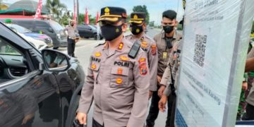 Pengamanan Lilin Toba 2021, Polres Langkat Gelar Simulasi Pelaksanaan Pos