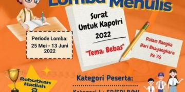 Lomba menulis surat kapolri