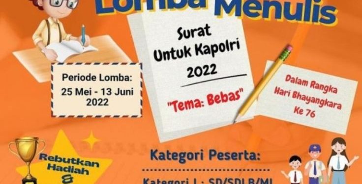 Lomba menulis surat kapolri