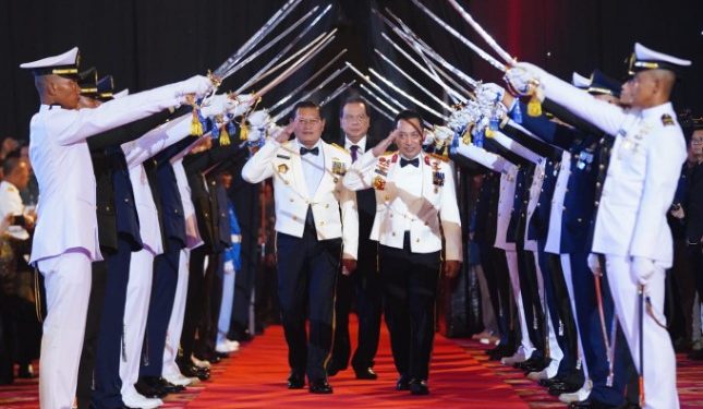 Kapolri Bersama Panglima Hadiri Penganugerahan Soedirman Awards 2023