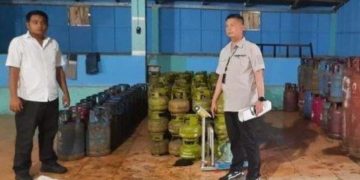 Razia Pengoplosan LPG di Deliserdang Polisi Amankan Ratusan Tabung Gas dan 8 Pelaku