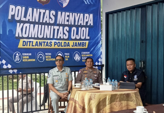 Polantas Menyapa dan Melayani Polda Jambi