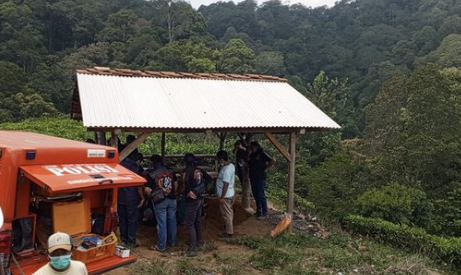 Gambar pembunuhan sopir taksi online di Sumedang 2026